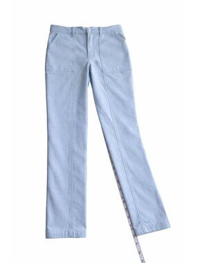 Lee Straight Leg Pants 6 Lt Blue Vintage Minimalist Stretch Preppy Y2K Classic